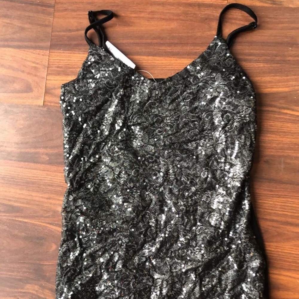 Sequin tank top
